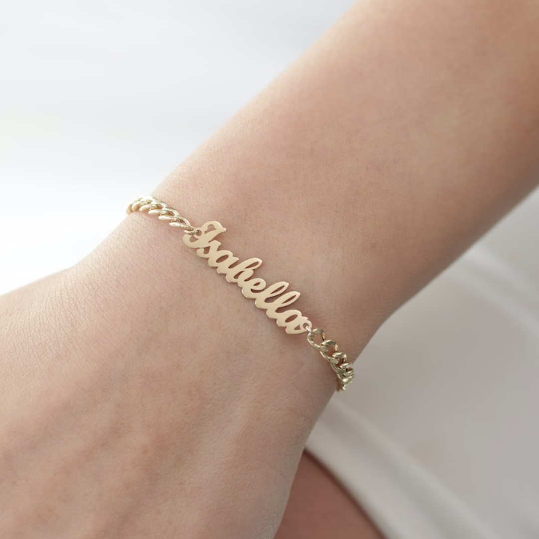 Script MT Name Bracelet