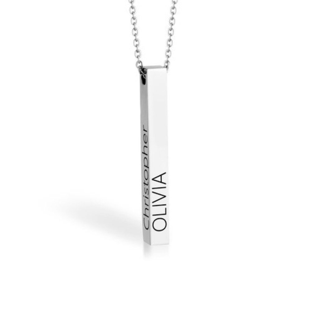 Bar Engraved Necklace