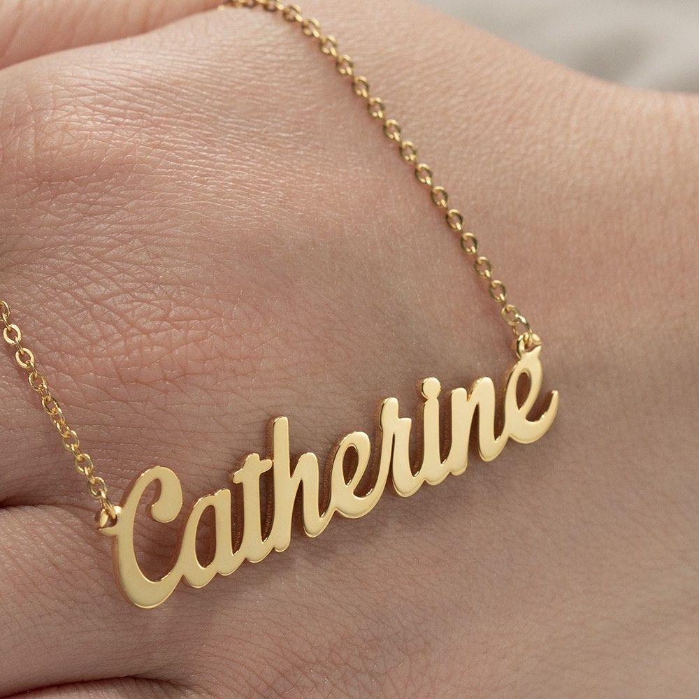Cream Cake Personalized Name Necklace