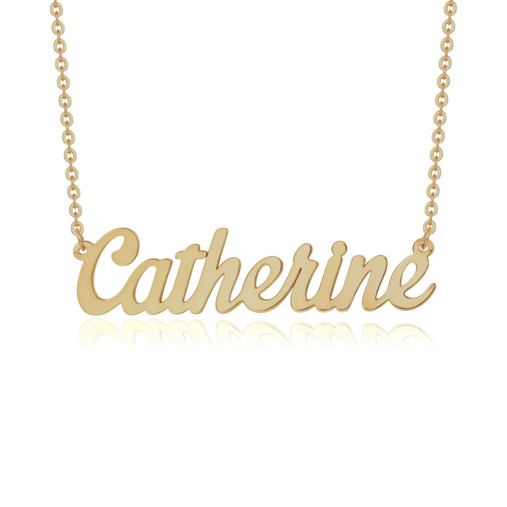 Cream Cake Personalized Name Necklace