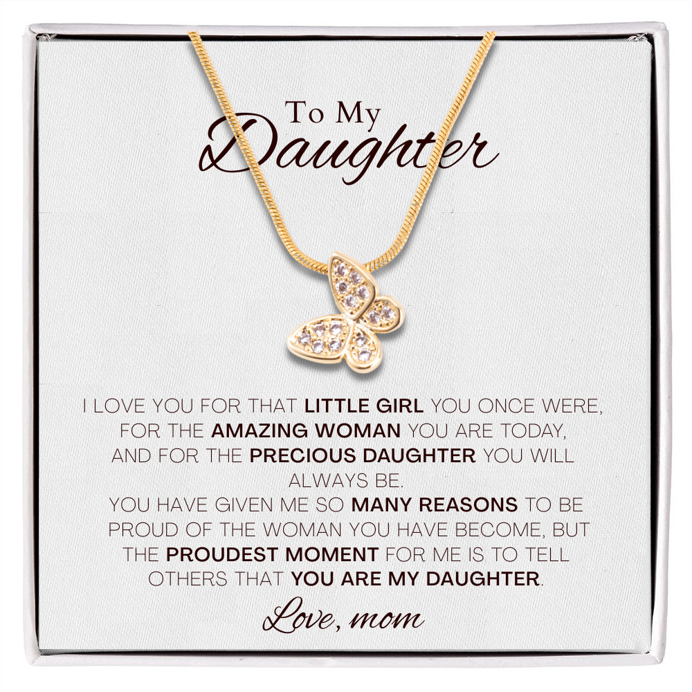Butterfly Necklace (Daughter - Amazing Woman)