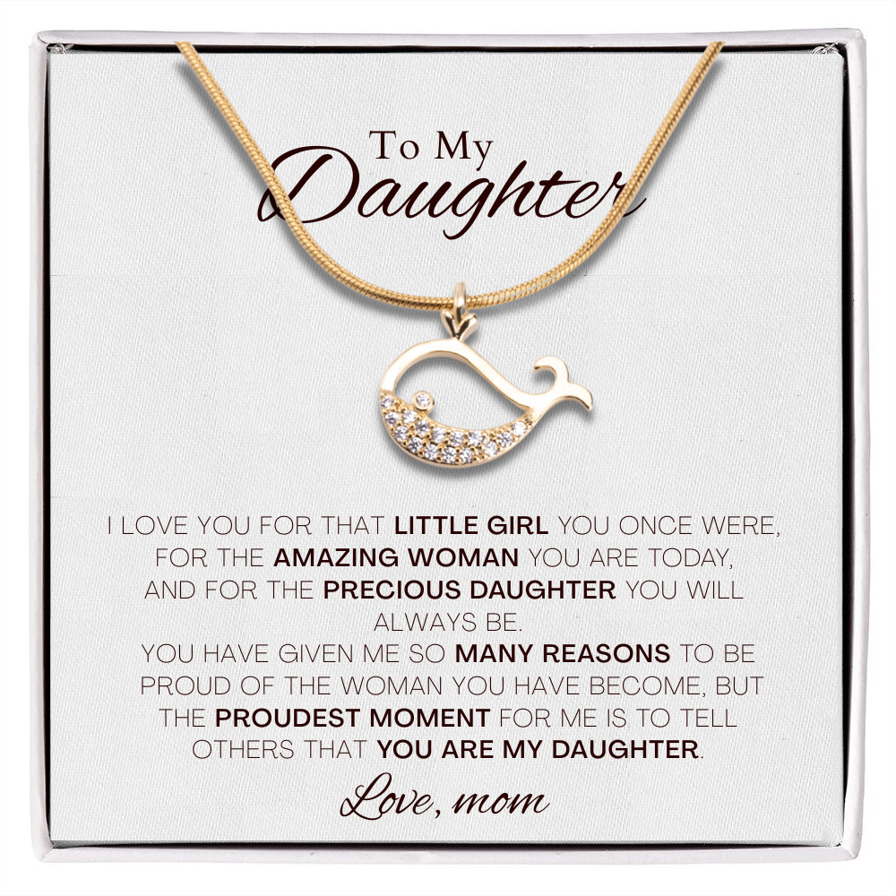 Dolphin Necklace (Daughter - Amazing Woman)