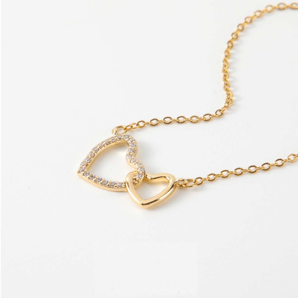 Locked Hearts Necklace (Best Selling)