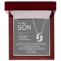Titanium Ring Chain (From Mom/Dad to SON)