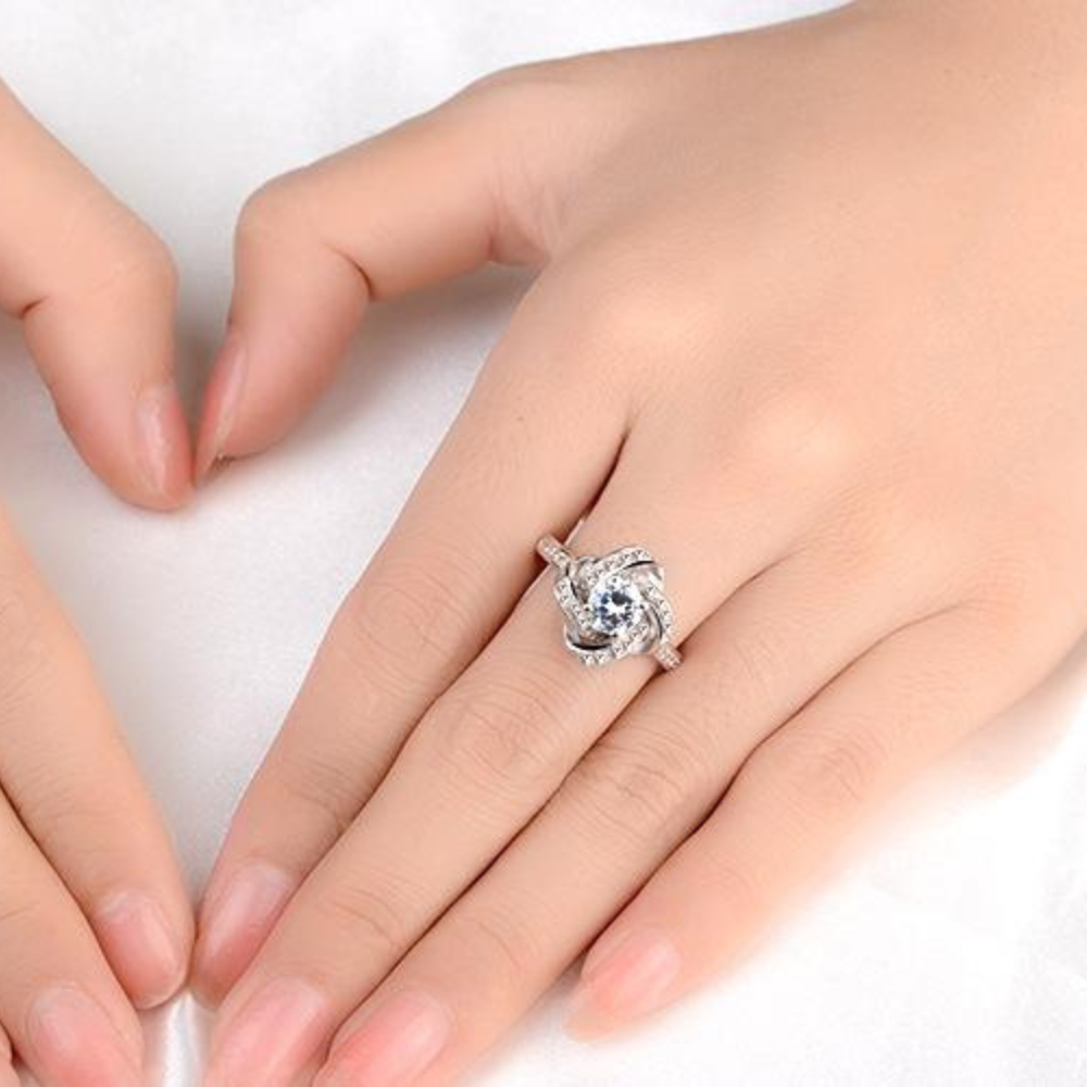 Love Knot Adjustable Ring