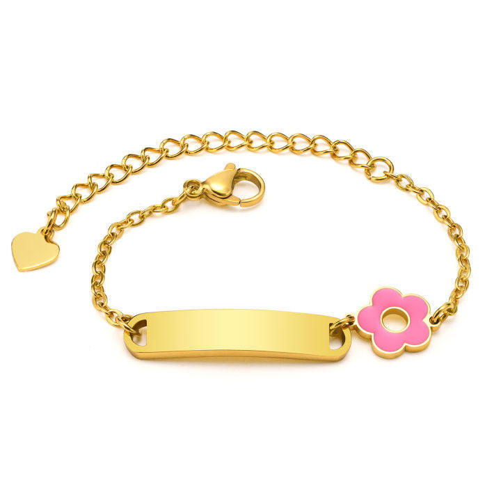 Kids Engraved Name Bracelet