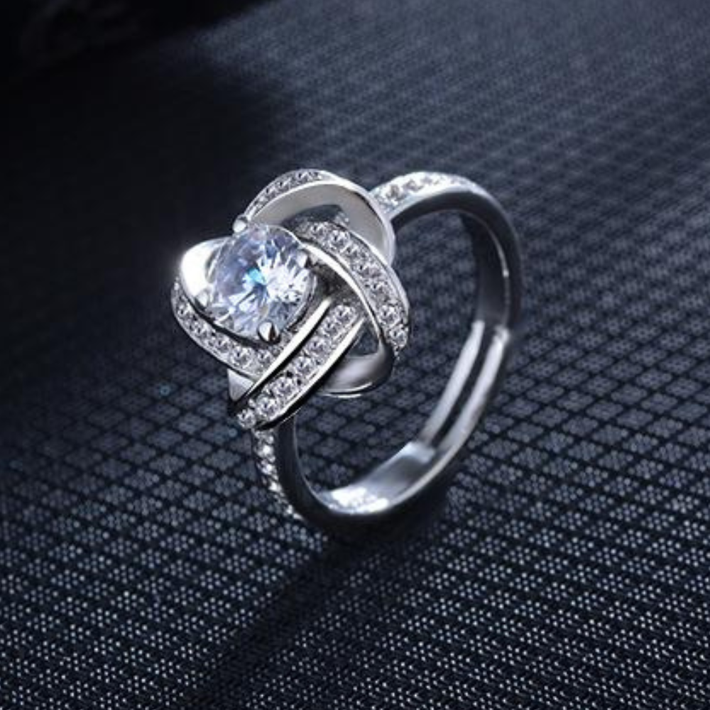 Love Knot Adjustable Ring