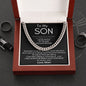 Cuban Link Chain (Son - I am so proud)