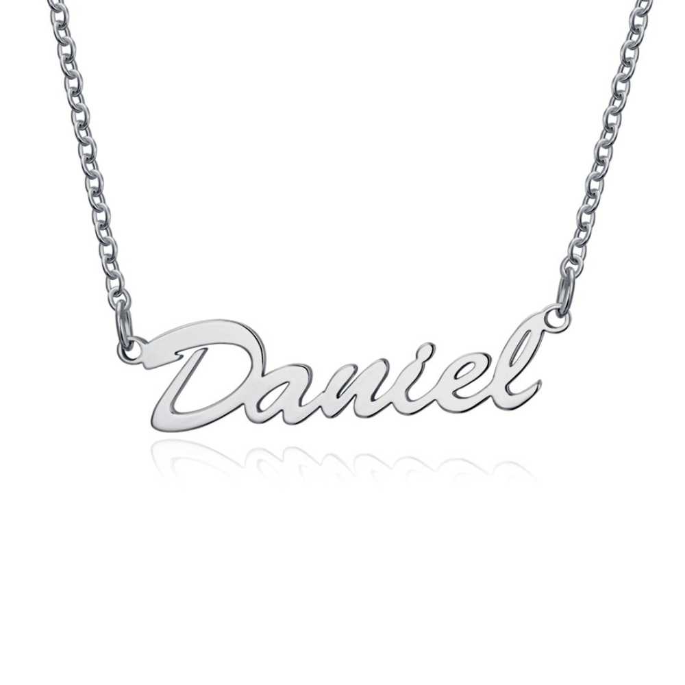 Brush Script Personalized Name Necklace