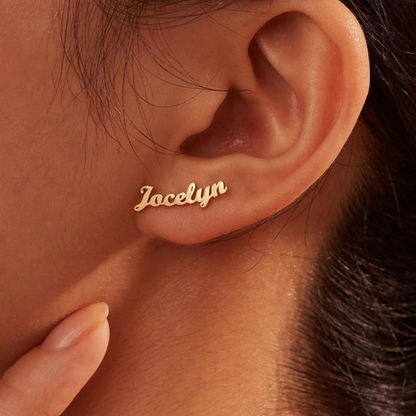 Personalized Name Earrings