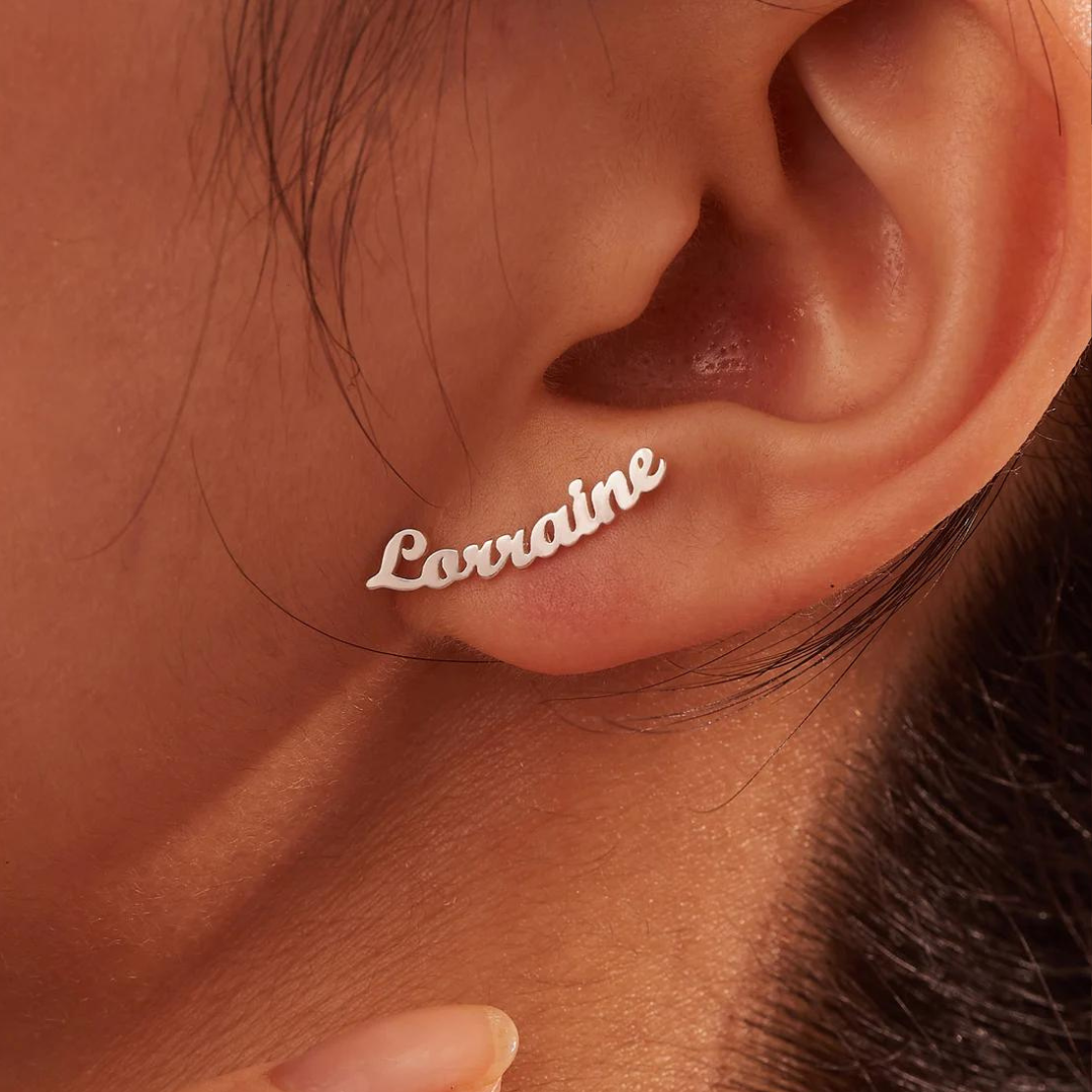 Personalized Name Earrings