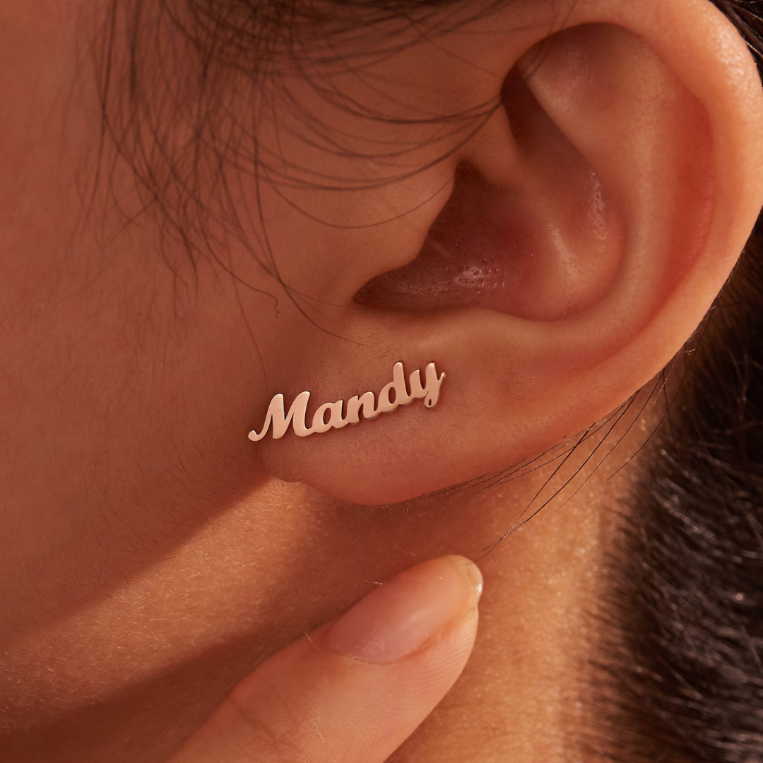 Personalized Name Earrings