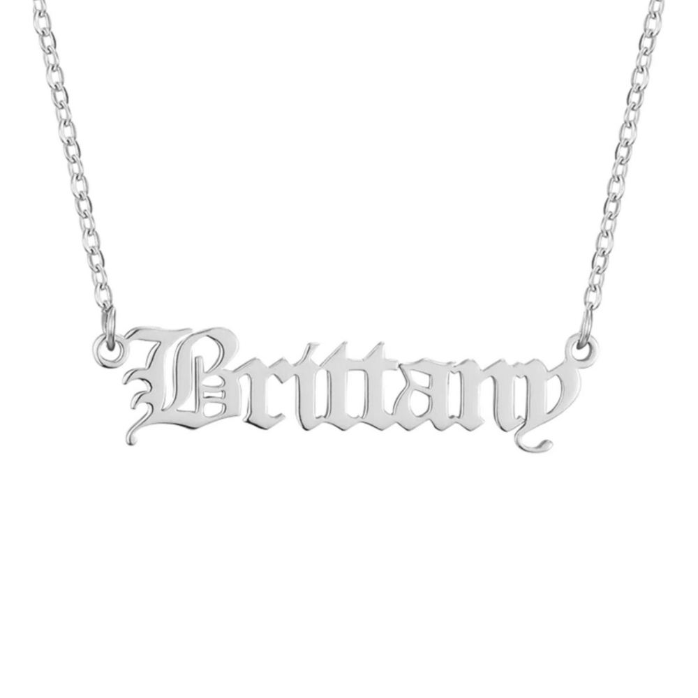 Old London Personalized Name Necklace