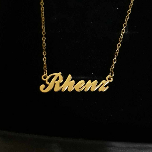 Ballpark Name Necklace