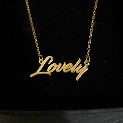 Infinite-Stroke Name Necklace