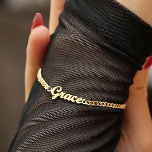 Script MT Name Bracelet