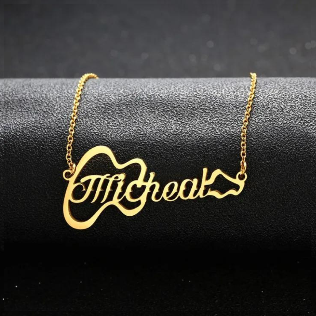 Guitar Name Necklace ( NEW!)