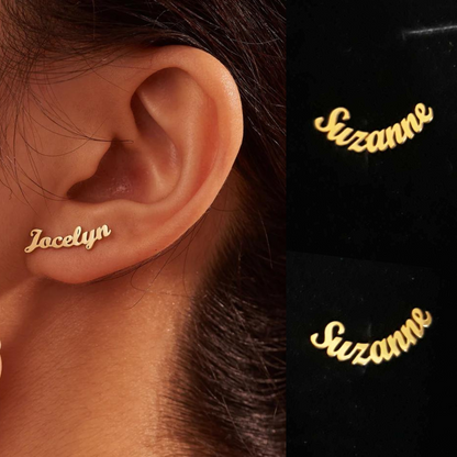 Personalized Name Earrings