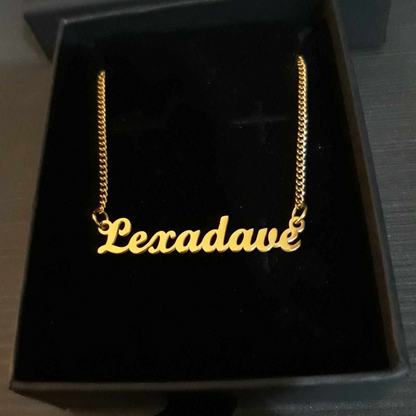 Script-MT Name Necklace