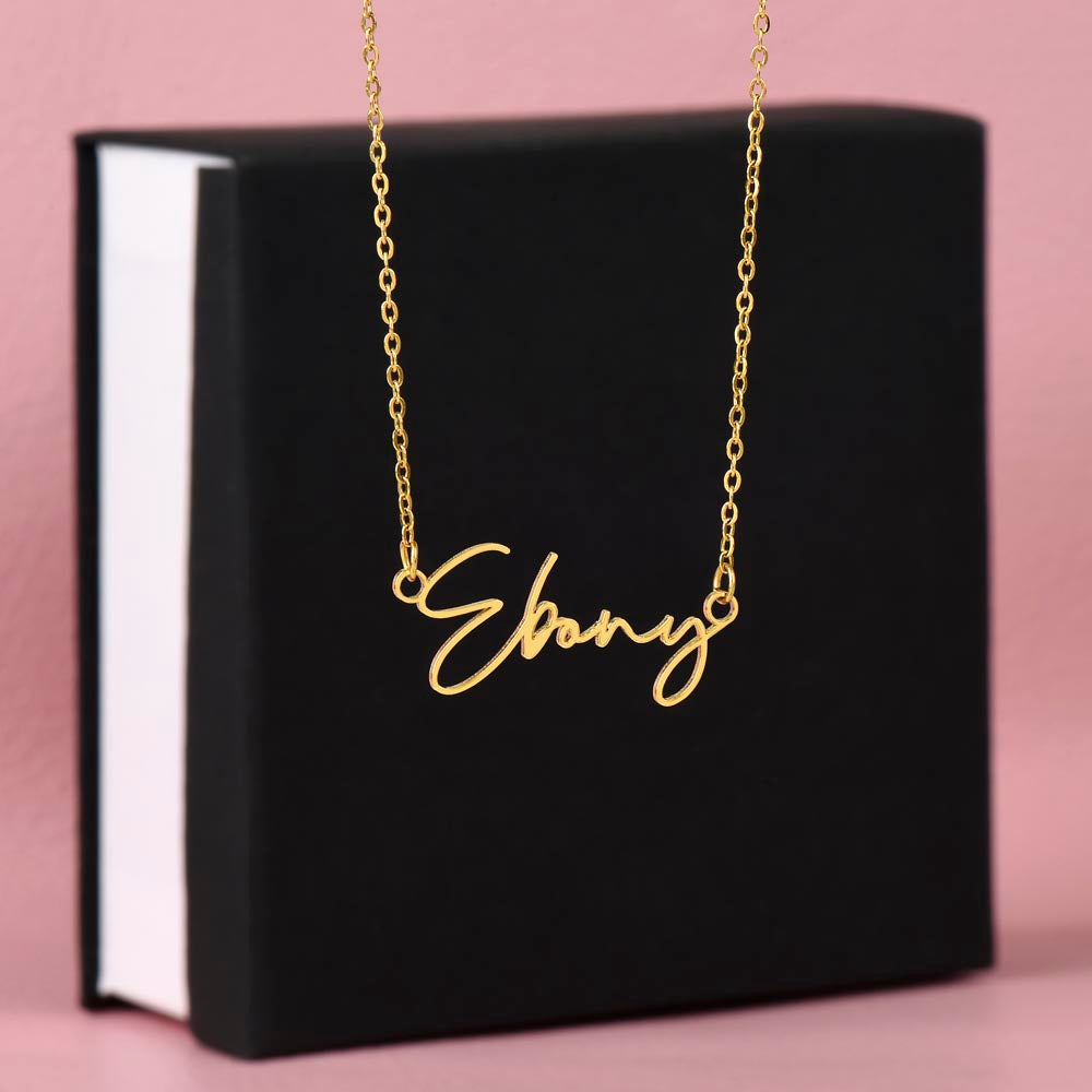 Autography Personalized Name Necklace