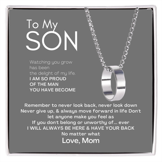 Titanium Ring Chain (From Mom/Dad to SON)
